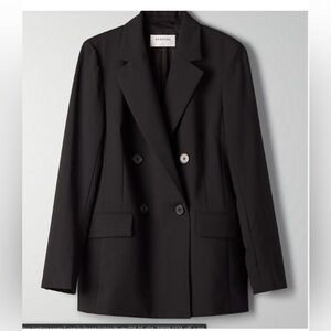 Babaton Leonard Blazer black Double-breasted blazer size 2